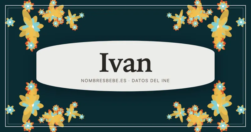 Ivan, en una estampa ornamental de nombresbebe.es