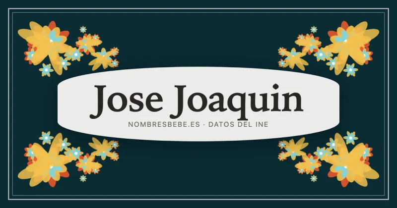 Jose Joaquin, en una estampa ornamental de nombresbebe.es