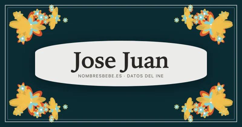 Jose Juan, en una estampa ornamental de nombresbebe.es
