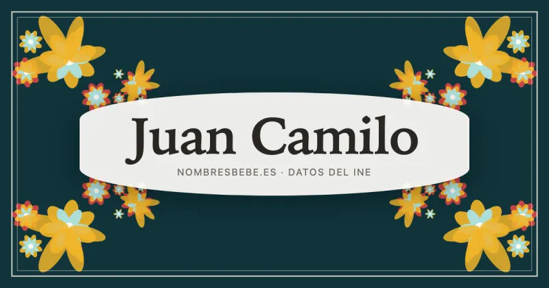 Juan Camilo, en una estampa ornamental de nombresbebe.es