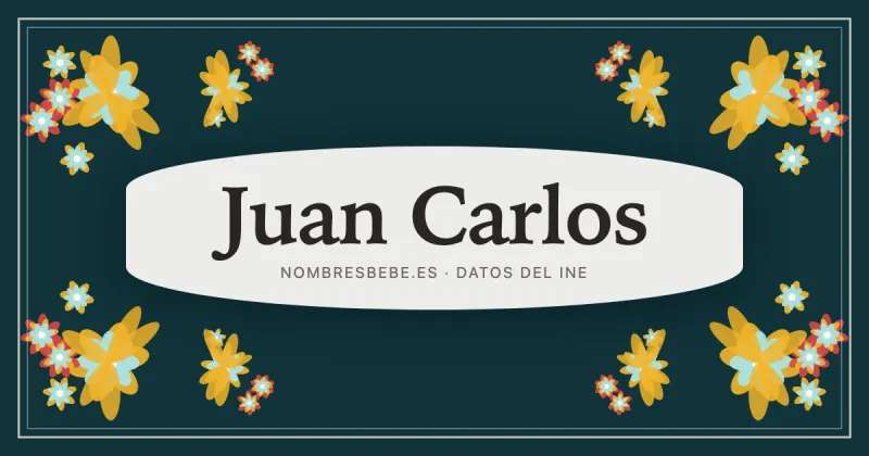 Juan Carlos, en una estampa ornamental de nombresbebe.es