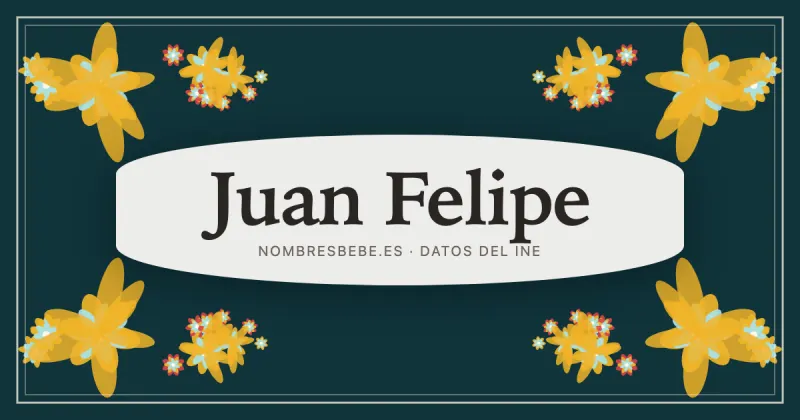 Juan Felipe, en una estampa ornamental de nombresbebe.es