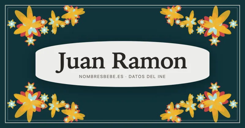 Juan Ramon, en una estampa ornamental de nombresbebe.es